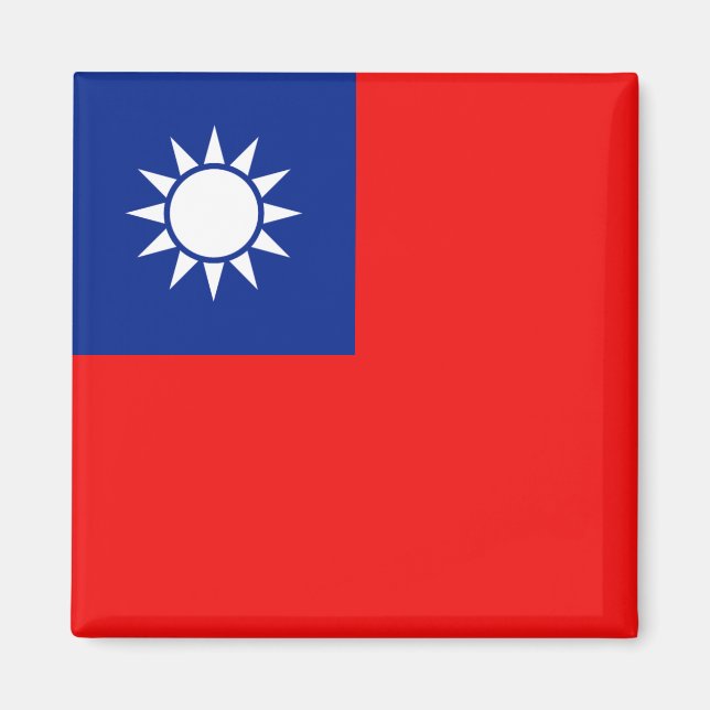 Taiwan Flag Magnet (Front)