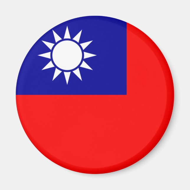 Taiwan Flag Magnet (Front)