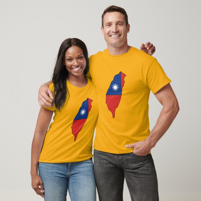 Taiwan flag map T-Shirt (Unisex)