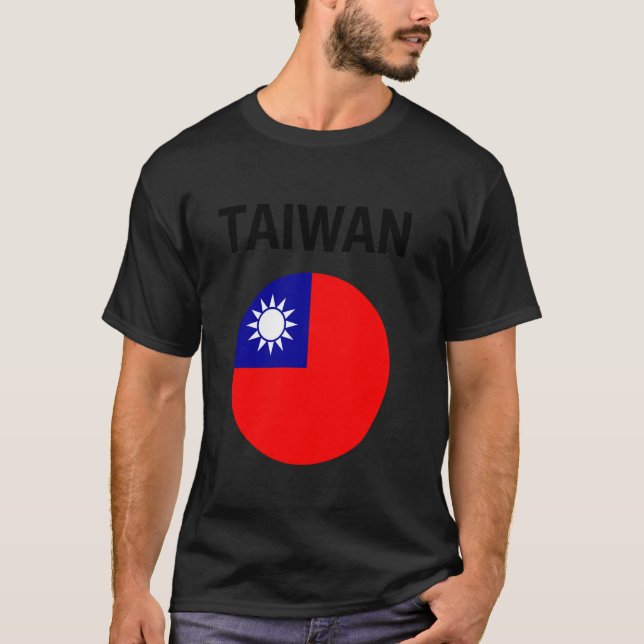 Taiwan Flag Modern T-Shirt (Front)