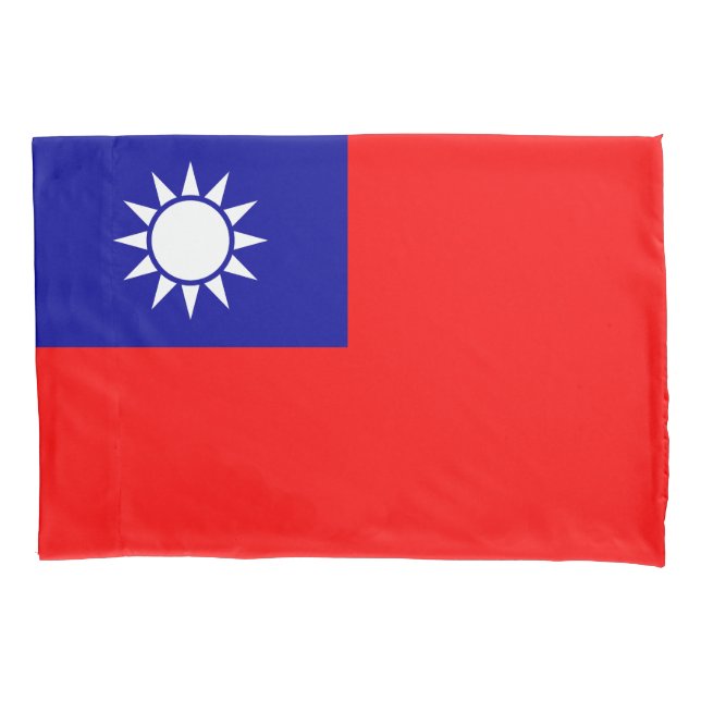 Taiwan Flag Pillowcase (Front)