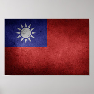 Taiwan Flag Poster