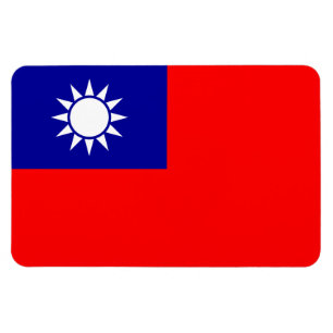 Taiwan Flag: Republic of China, Chinese Taipei Magnet