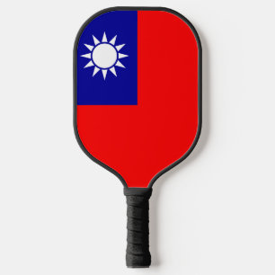 Taiwan Flag: Republic of China, Chinese Taipei Pickleball Paddle