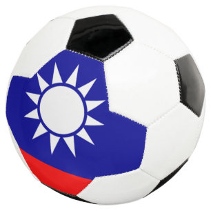 taiwan flag soccer ball