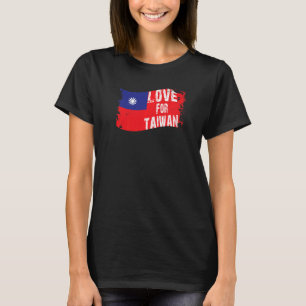 Taiwan Flag Taiwanese Taipei Love For Taiwan Men W T-Shirt