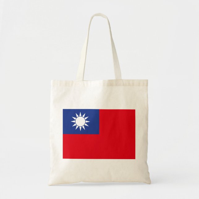 Taiwan Flag Tote Bag (Front)