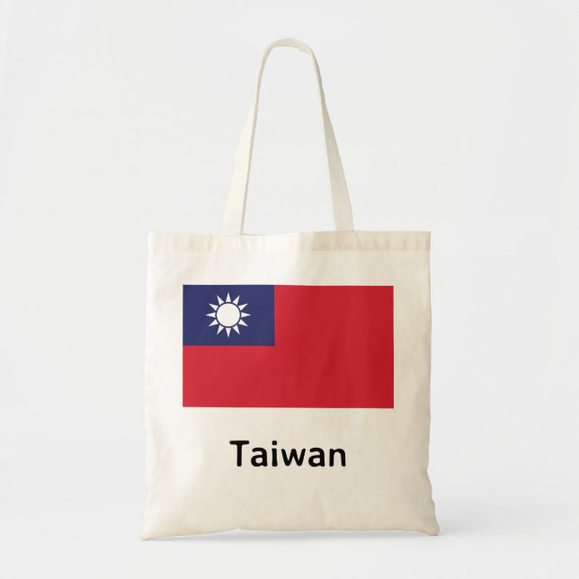 Taiwan Flag Tote Bag (Front)