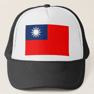 taiwan flag trucker hat