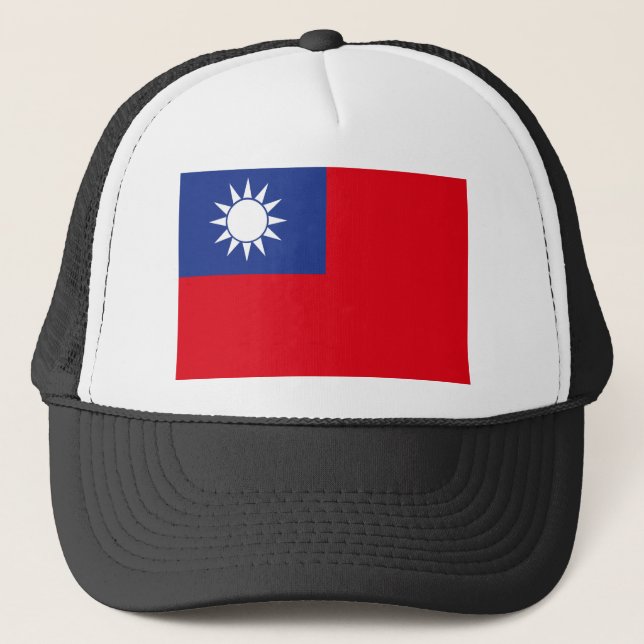 Taiwan Flag Trucker Hat (Front)