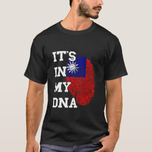 Taiwan It's In My DNA Taiwanese Pride Taiwanese Ro T-Shirt