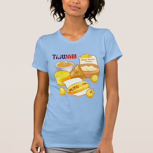 Taiwan Night Market Treats - Dim Sum Taro Balls  T-Shirt (Front)