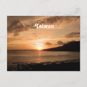 Taiwan Sunset Postcard