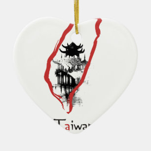 Taiwan, Taipei Ceramic Tree Decoration