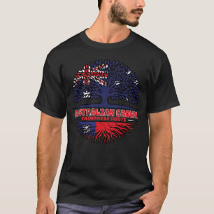 Taiwan Taiwanese Australian Australia Tree Roots T-Shirt