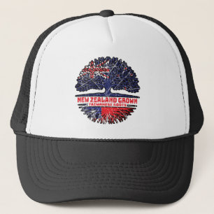 Taiwan Taiwanese New Zealander New Zealand Tree Trucker Hat