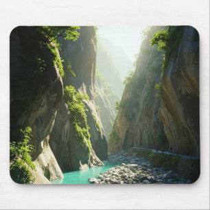 Taiwan Taroko Gorge Travel Mouse Pad