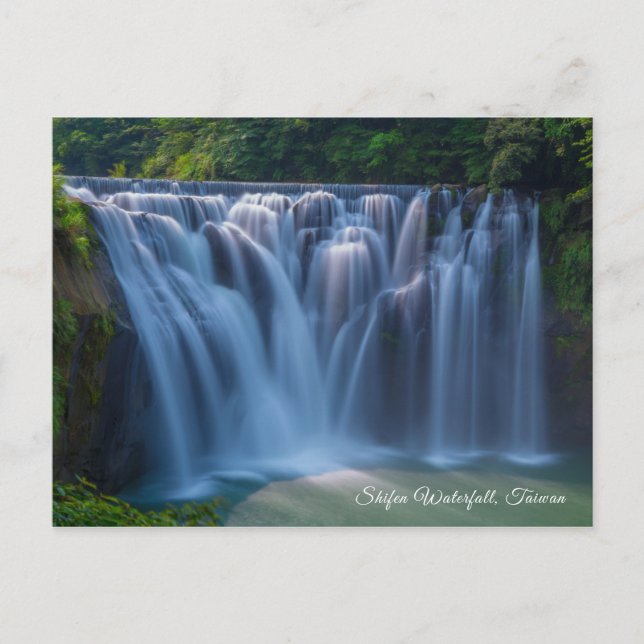 Taiwan Traveller Sightseeing Shifen Waterfall Postcard (Front)