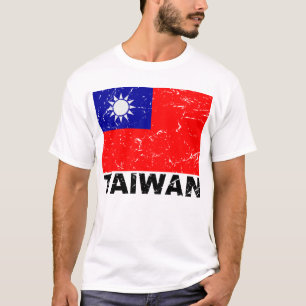 Taiwan Vintage Flag T-Shirt