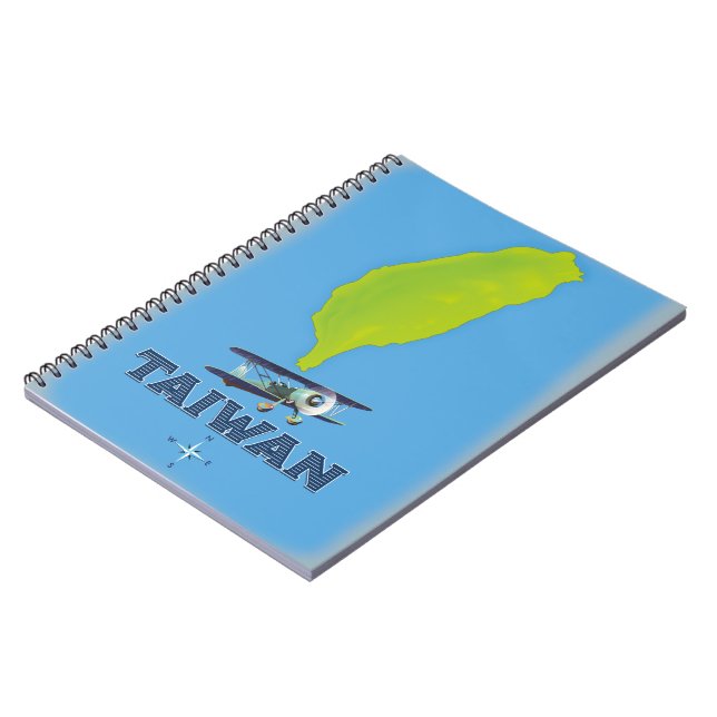 Taiwan Vintage Map Notebook (Left Side)