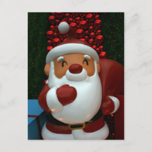 Taiwanese Father Christmas Holiday Postcard