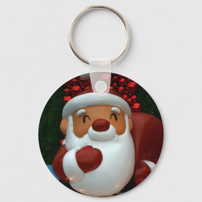 Taiwanese Father Christmas Key Ring (Front)
