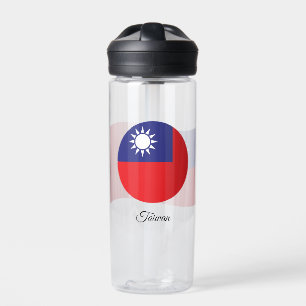 Taiwanese Flag, Patriotic Taiwan Water Bottle