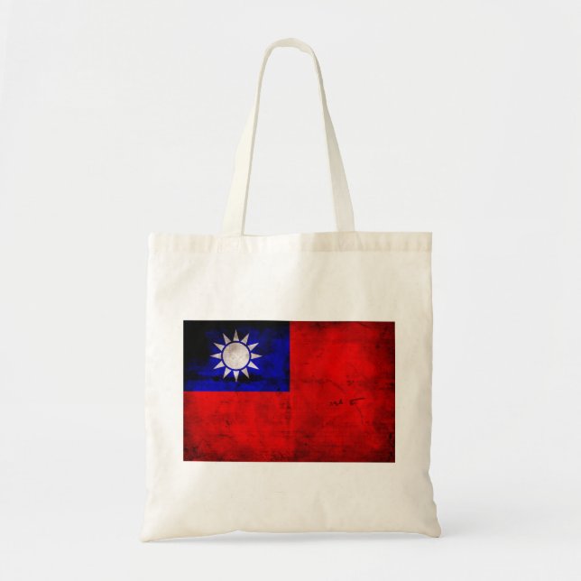 Taiwanese Flag Tote Bag (Front)