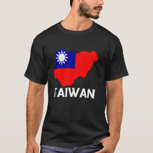 Taiwanese Roots Taiwanese Flag Taiwan Map Taiwanes T-Shirt