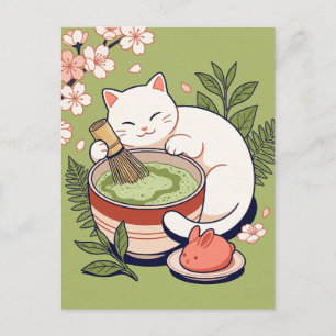 Taiyaki Cat Postcard