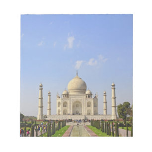 Taj Mahal, a mausoleum located in Agra, India, Notepad
