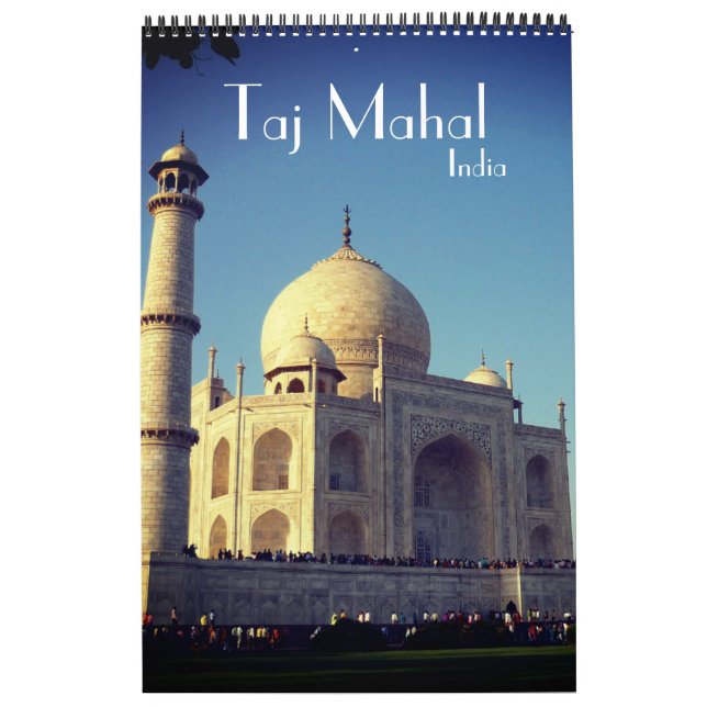 taj mahal agra calendar (Cover)