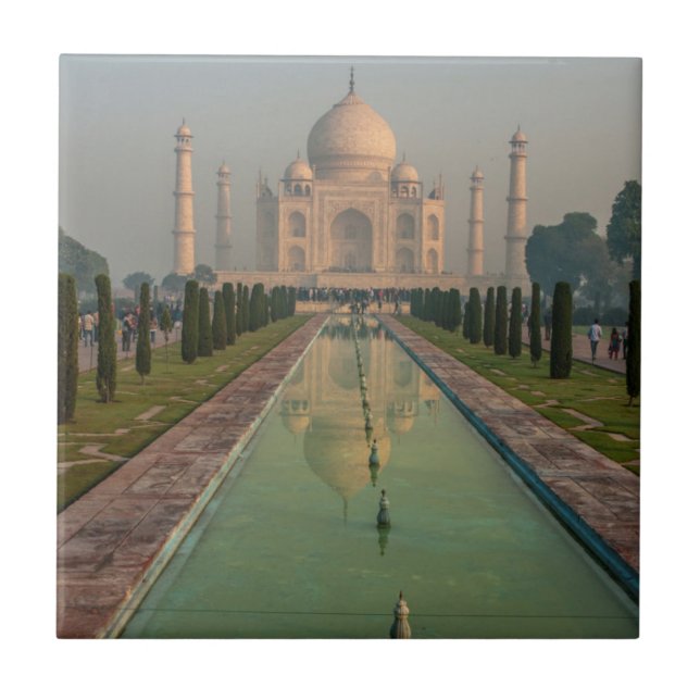 Taj Mahal, Agra, Uttar Pradesh, India Tile (Front)
