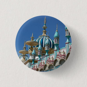 Taj Mahal Atlantic City Building Facade 3 Cm Round Badge