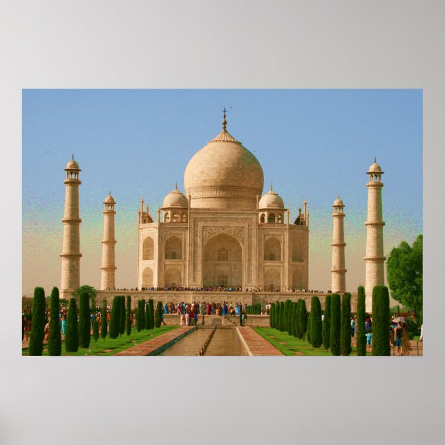 taj mahal bright poster (Front)