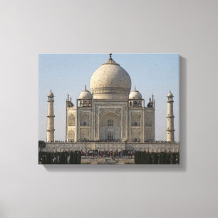 taj mahal cartoon canvas print