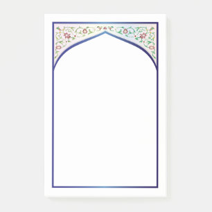 Taj Mahal Floral Post-it Notes