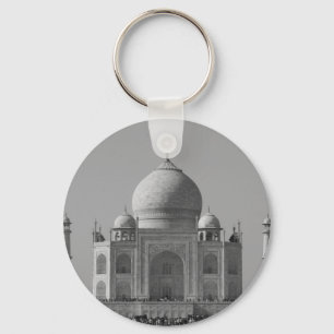 taj mahal grey key ring