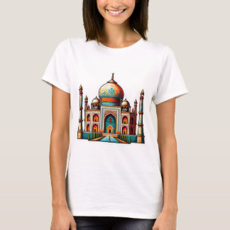 Taj Mahal in a decorative design T-Shirt