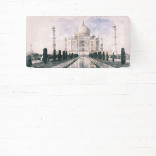 Taj Mahal, India Banner