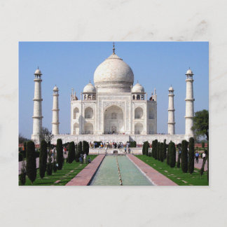Taj Mahal, India  "Crown of the Palace" Postcard