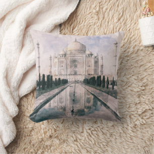 Taj Mahal, India Cushion