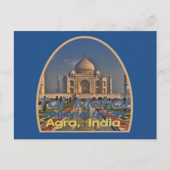 TAJ MAHAL India Postcard (Front)