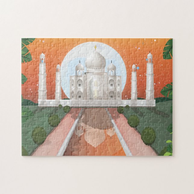 Taj Mahal Jigsaw Puzzle (Horizontal)