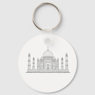 taj mahal key ring