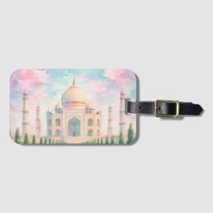 Taj Mahal Laptop Sleeve Luggage Tag