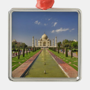 Taj Mahal mausoleum / Agra, India 2 Metal Tree Decoration