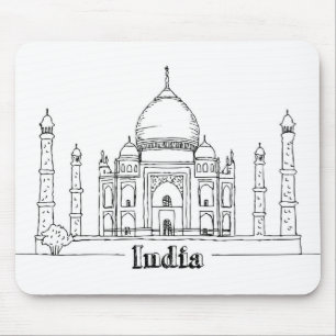 Taj Mahal Mouse Pad