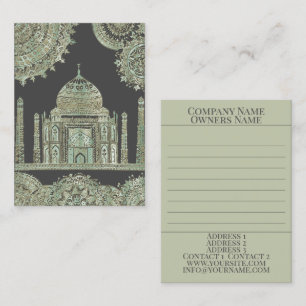 Taj Mahal - Oriental Bohemian Style Business Card