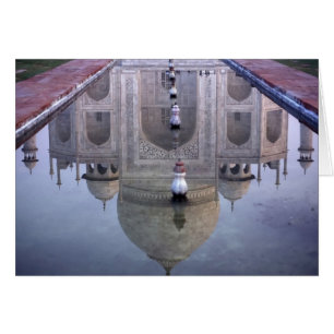 Taj Mahal reflection, Agra, Uttar Pradesh,